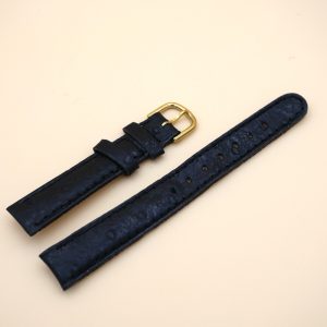 Bracelet en Veau Véritable 14 mm Noir - Fabriqué en France - Taille XL