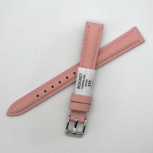 Bracelet de montre en cuir Véritable Vachette mat - 12 mm Rose - Rochet