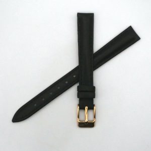 Bracelet de montre en cuir Véritable - 12 mm Noir - Jean Paul Gaultier