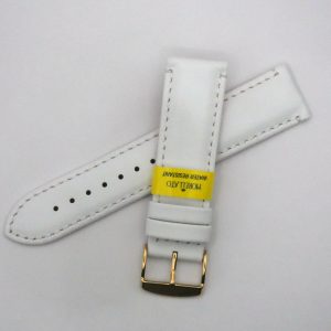 Bracelet de montre en cuir étanche - 22 mm Blanc rouge - Morellato