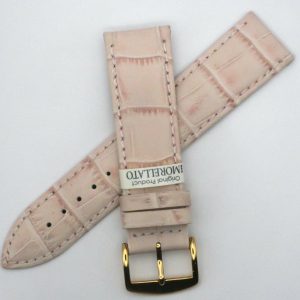 Bracelet de montre en cuir véritable - 22 mm Rose - Morellato