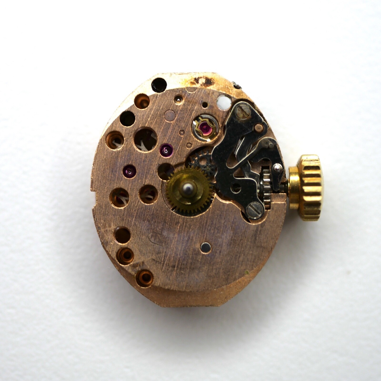 Mouvement pour pièces LANCO 500 Balance OK Working (watch movement for parts) – Image 2