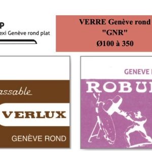 Verre de montre Acrylique Genève rond "GNR" Ø100 à 350 [NOS]