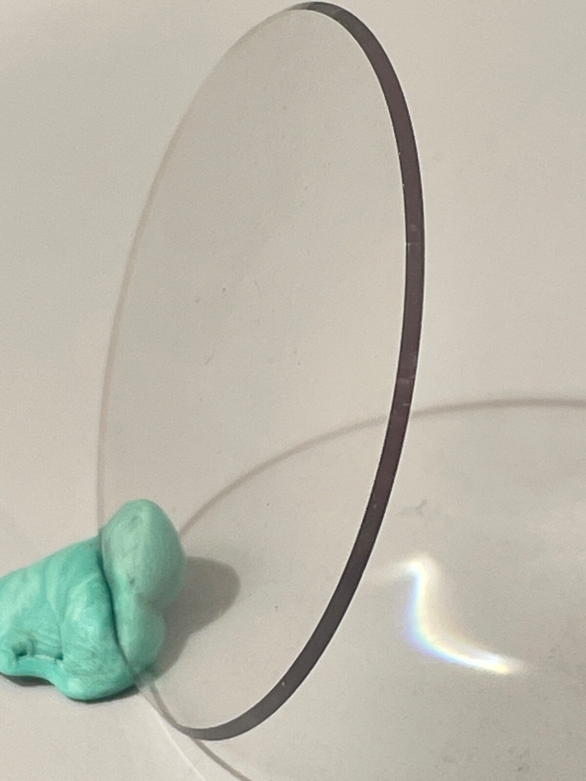 Verre de montre plat Acrylique biseau poli Ø135 à 545 Ep 0,6/0,8 mm ROBUR – Image 2