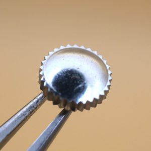 Couronne de montre Ø65 Filetage 1,40 Tube Ø34 - Chromé [NOS]