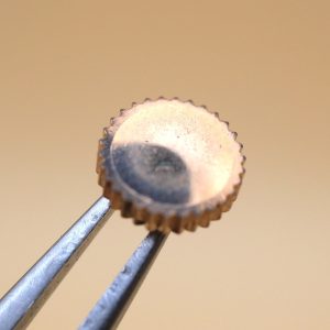 Couronne de montre Ø60 Filetage 1,40 Tube Ø32 - Chromé [NOS]