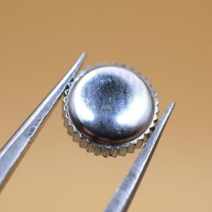 Couronne de montre Ø55 Filetage 1,20 Tube Ø30 - Chromé [NOS]