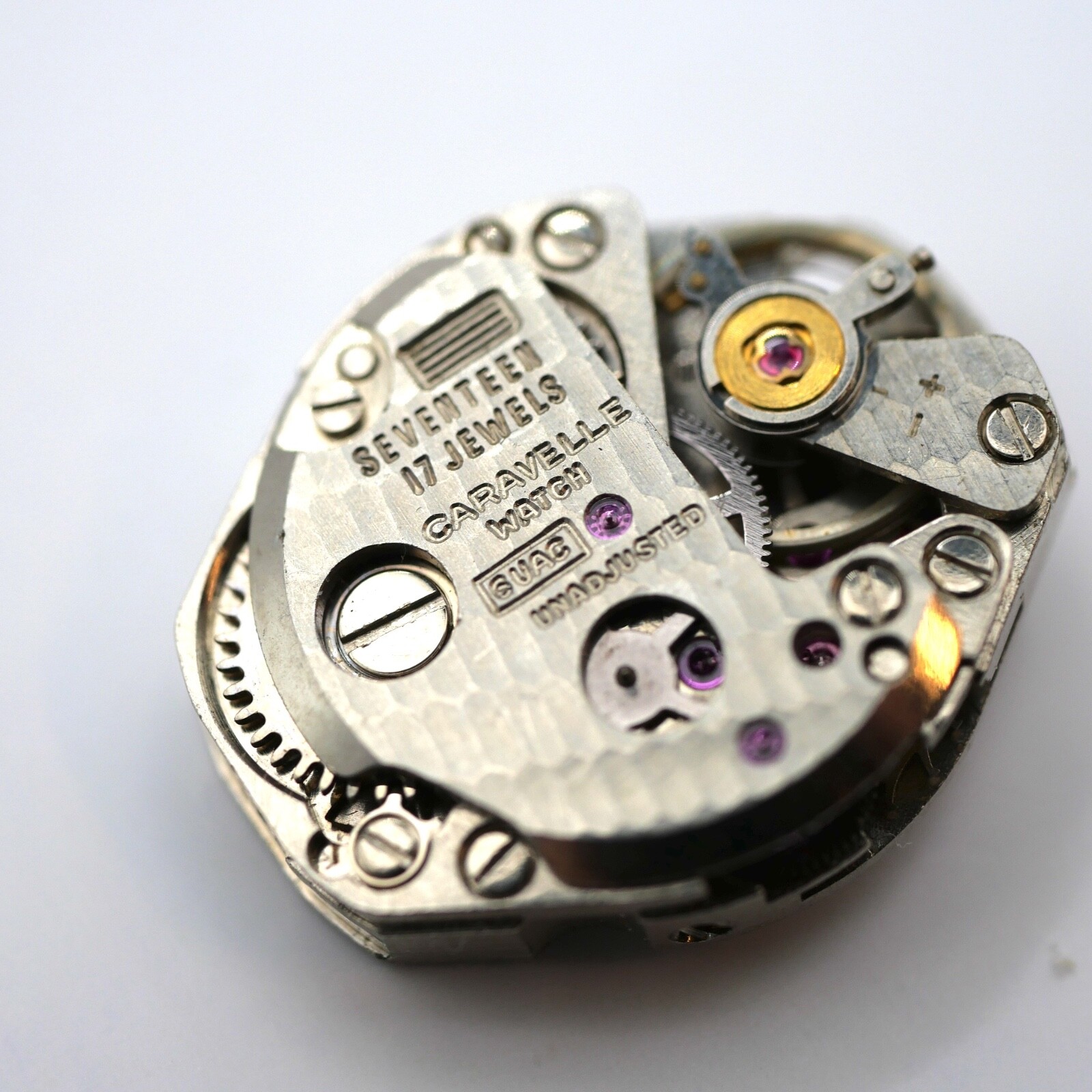 Mouvement pour pièces Bulova Caravelle 6UAC Balance OK (movement for parts) – Image 3