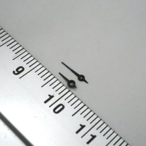 Aiguille de montre FHF 59 AS 976 1012 1051 FEF 270 Peseux 290 340 [NOS] Noir