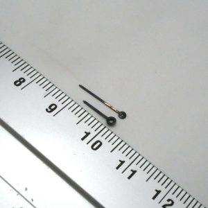 Aiguille de montre CUP 110 FHF 60 75 80 180 HP 25 HS 514 Peseux 280 [NOS] Noir