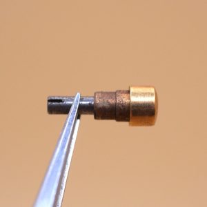 Poussoir chronographe rosé Ø3mm - Lg 8,30mm [NOS] Push Button - 1 Pièce