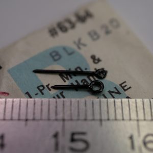 Aiguille heure minute - BULOVA 8EA N°63-64 BLKB20 Noir [NOS] (Watch hands)