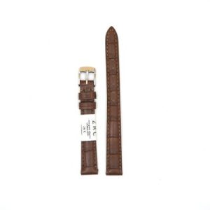 Bracelet de montre en cuir alligator ZRC - 12/10 mm Marron
