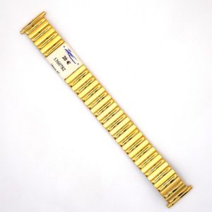 Bracelet de Montre extensible en Plaqué or - 18 à 22 mm - ZRC