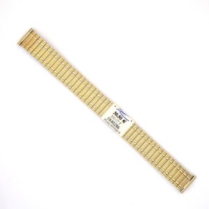 Bracelet de Montre extensible en Plaqué or - 16 mm - ZRC