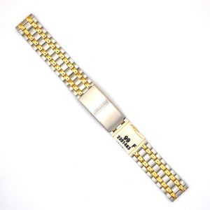 Bracelet de Montre en Acier et plaqué or - 16 mm - ZRC