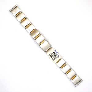 Bracelet de Montre en Acier et plaqué or - 16 mm - ZRC