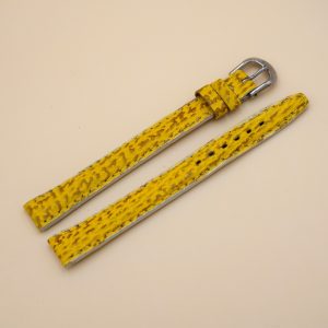 Bracelet en Requin Véritable 12 mm Jaune - Fabriqué en France - Taille XL