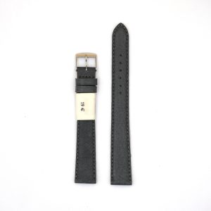 Bracelet de Montre en cuir veau Gris - 16 mm - ZRC