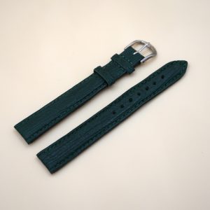 Bracelet en Requin Véritable 16 mm Vert foncé - Fabriqué en France - XL