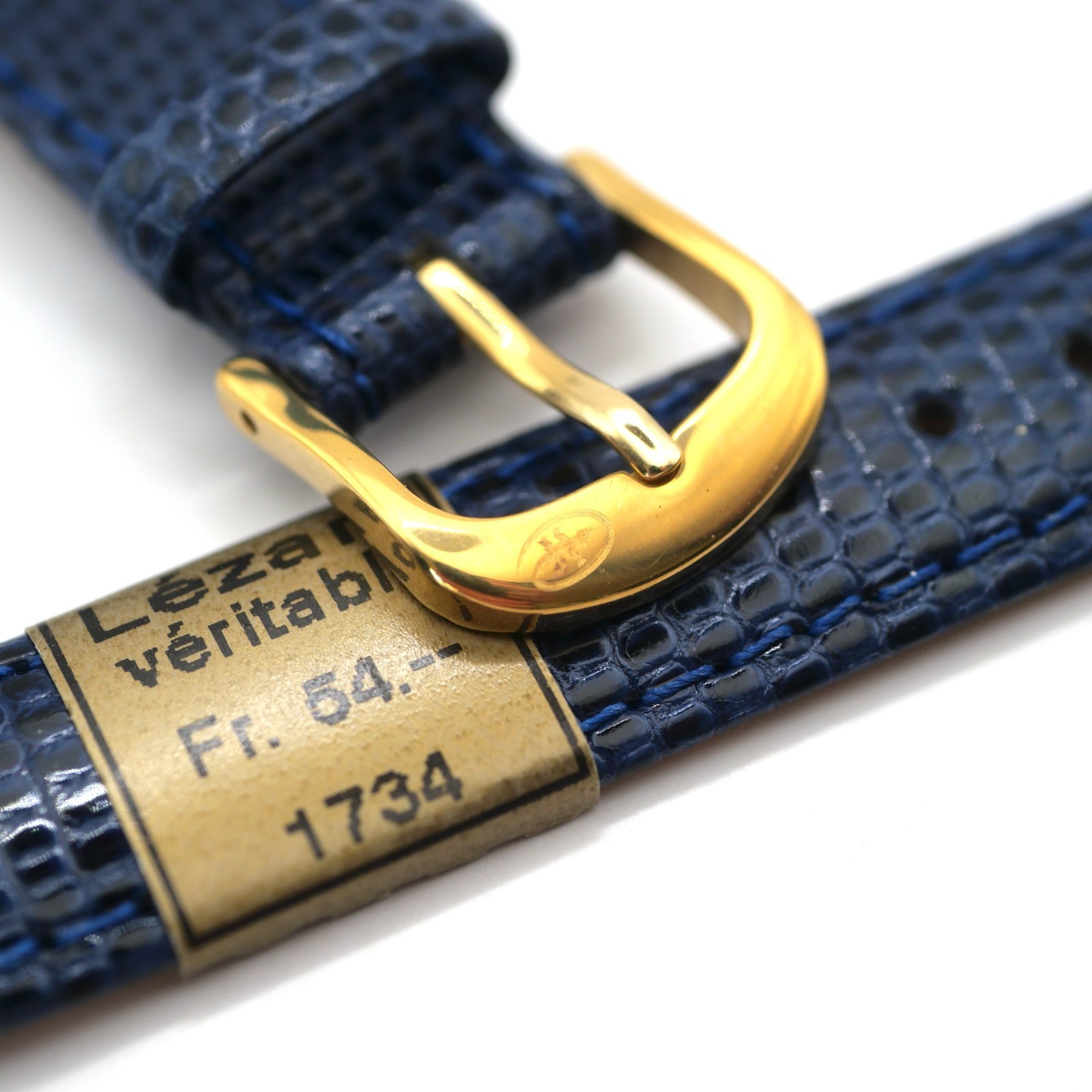 Bracelet de montre en cuir véritable Lézard - 16 mm Gris - Colly – Image 3