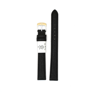 Bracelet de Montre en cuir buffle Noir - 14/12 mm - ZRC