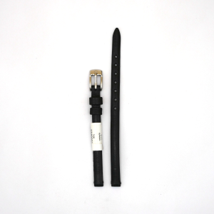 Bracelet de Montre en cuir agneau Noir - 6 mm - ZRC