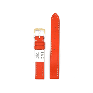 Bracelet de Montre en cuir veau Orange - 12 mm - ZRC