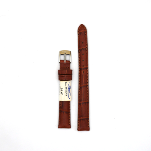 Bracelet de montre en cuir alligator ZRC - 12 mm Marron Antigua (réf. 061344)