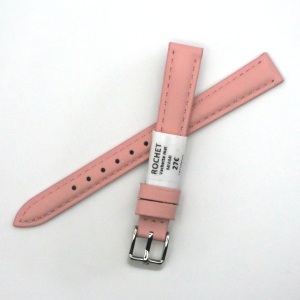 Bracelet de montre en cuir Véritable Vachette mat - 12 mm Rose - Rochet