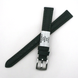 Bracelet de montre en cuir véritable buffle - 12 mm Vert - Rochet