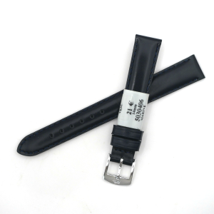 Bracelet de montre en cuir véritable Veau - 14 mm Marine - Rochet