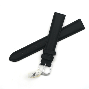 Bracelet de montre en cuir véritable - 16 mm Noir - Antenen