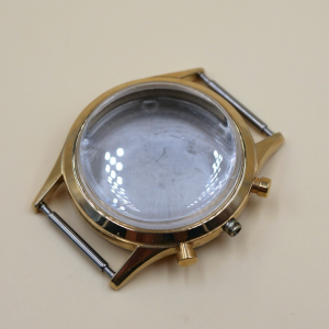 Boitier De Montre Chronographe Ø32mm - Cadran Ø27mm - Plaqué [NOS] Watch Case