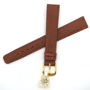 Bracelet de montre en cuir véritable - 16 mm Marron - Antenen (3909)