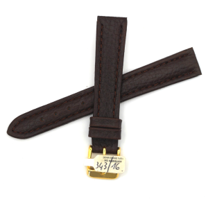 Bracelet de montre en cuir véritable - 16 mm Marron - Antenen (4630)