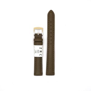 Bracelet de Montre en cuir agneau Taupe - 14 mm - ZRC