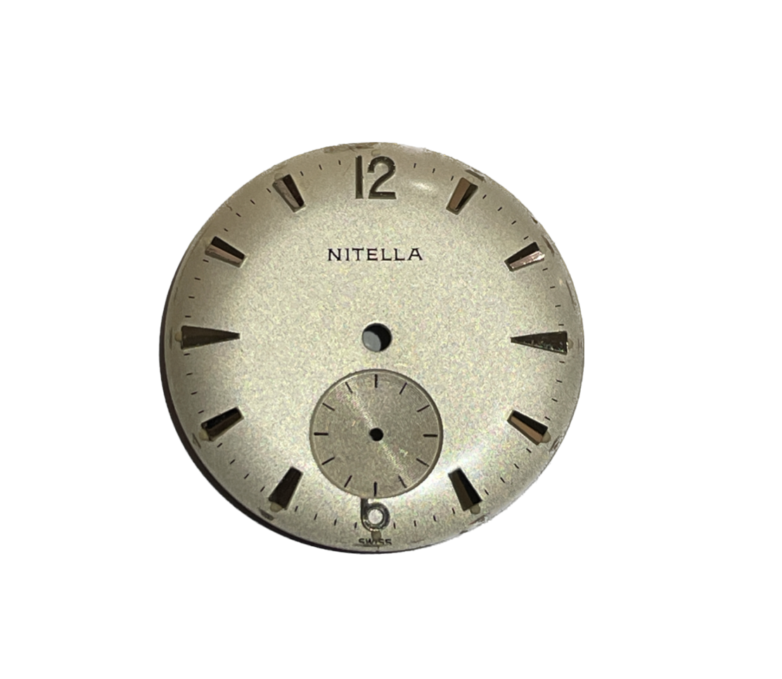Cadran de montre FHF 81 - NITELLA Ø27mm (Watch dial) PIECE HORLOGERIE