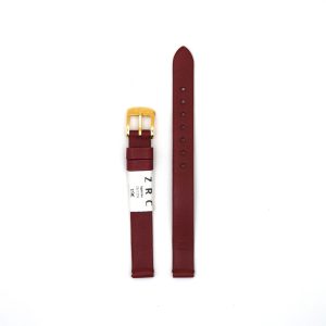 Bracelet de Montre en cuir agneau Rouge - 10 mm - ZRC