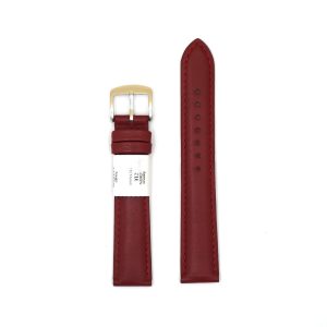 Bracelet de Montre en cuir agneau Rouge - 18 mm - ZRC