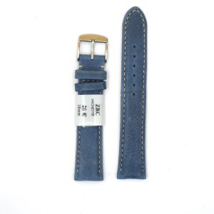 Bracelet de Montre en cuir vachette Marine - 18 mm - ZRC