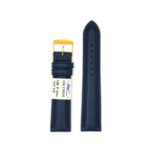 Bracelet de Montre en cuir veau etanche Marine - 20 mm - ZRC