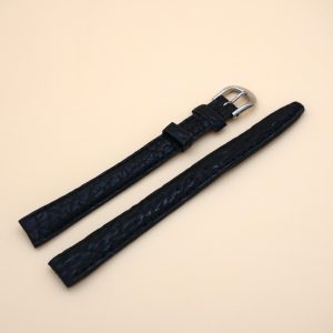 Bracelet en Requin Véritable 12 mm Noir - Fabriqué en France - Taille XL
