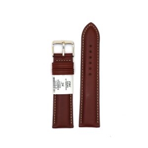 Bracelet de montre en cuir veau étanche ZRC - 22 mm Marron (réf. 5560804)