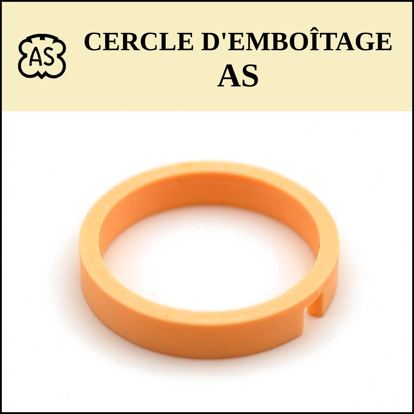 Cercle d'emboîtage sur mesure AS, impression 3D