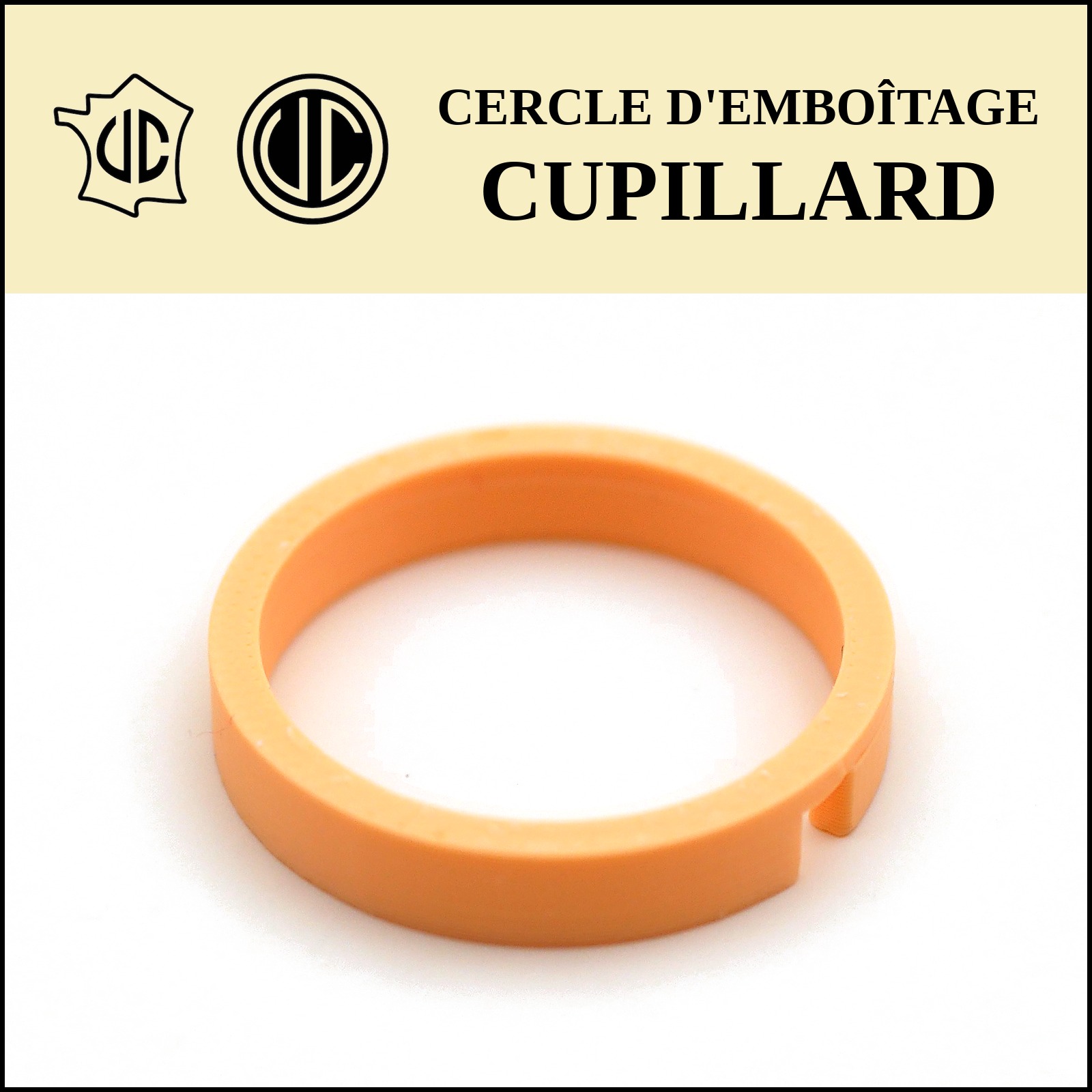Cercle d'emboîtage sur mesure CUPILLARD, impression 3D