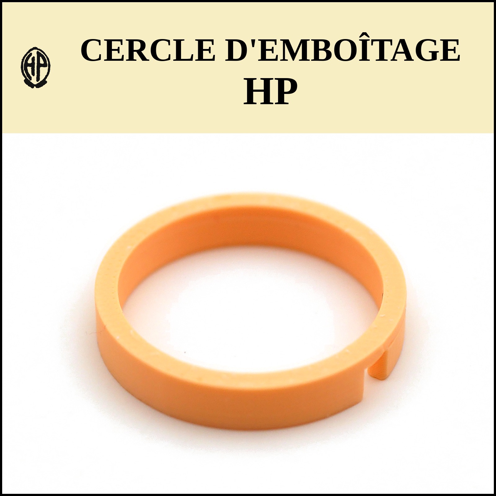 Cercle d'emboîtage sur mesure HP, impression 3D