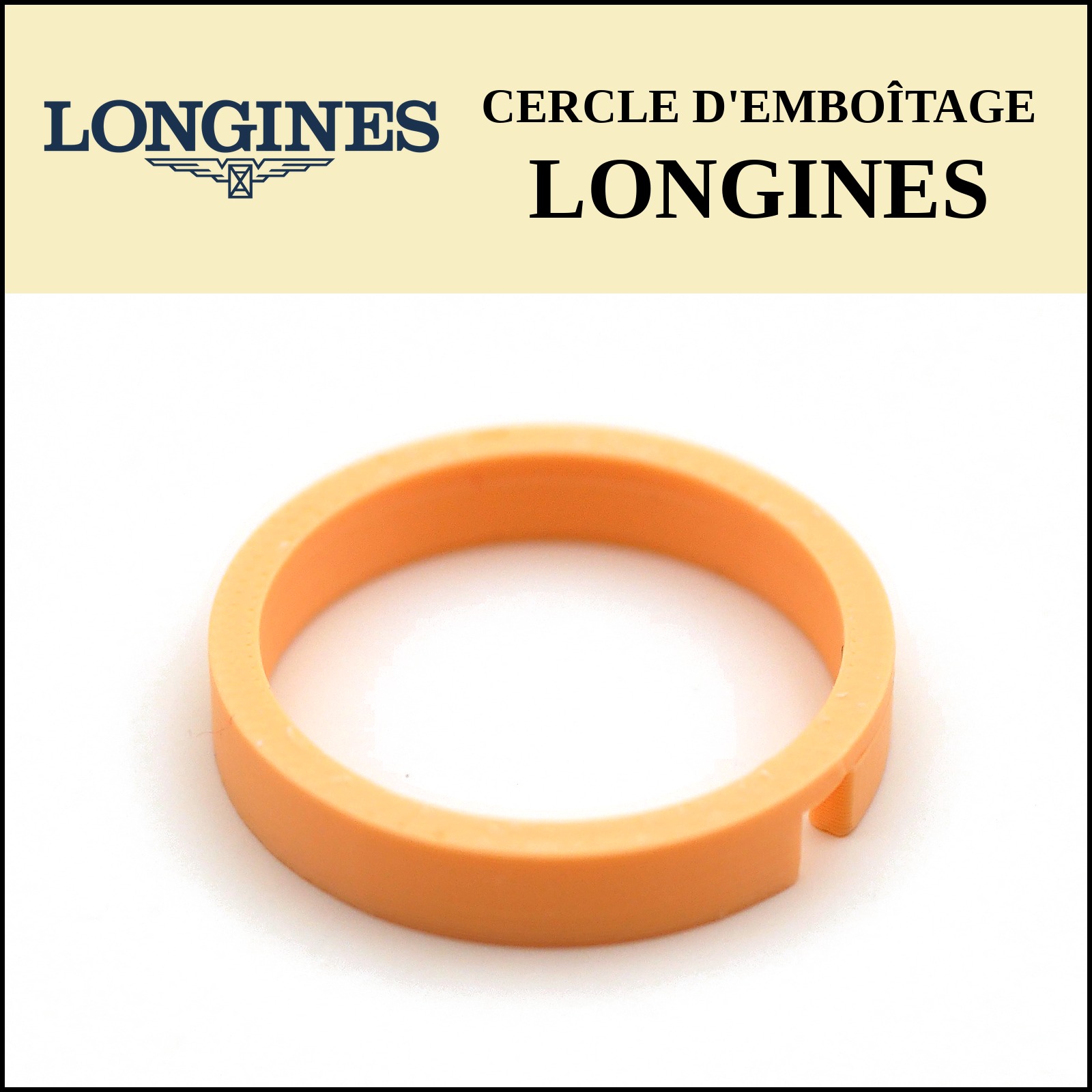 Cercle d'emboîtage sur mesure LONGINES, impression 3D