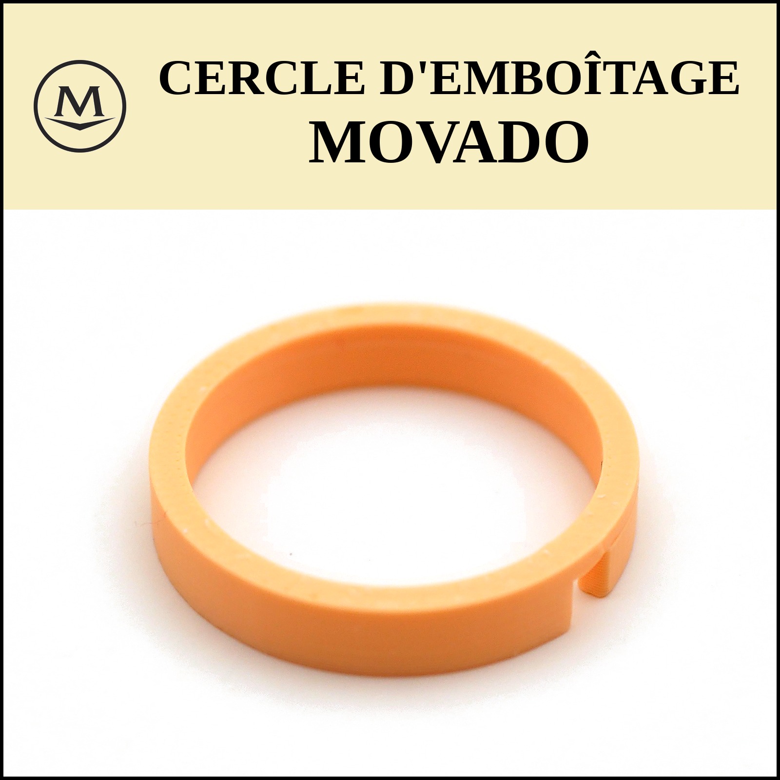 Cercle d'emboîtage sur mesure MOVADO, impression 3D