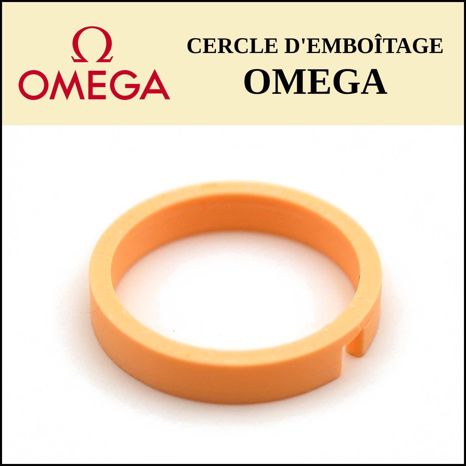 Cercle d'emboîtage sur mesure OMEGA, impression 3D